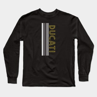 Ducati - Vertical Stripes Long Sleeve T-Shirt